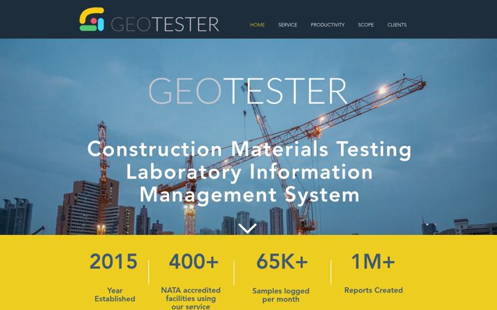Screenshot of geotester.com