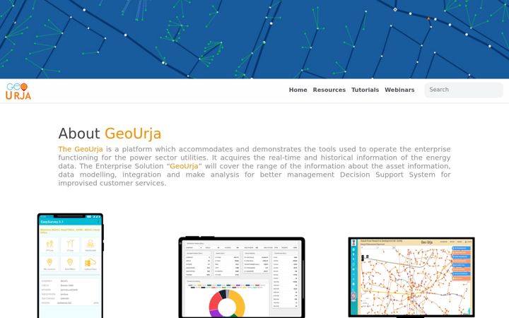 Screenshot of geourja.com