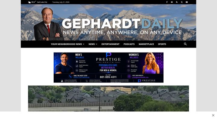 Screenshot of gephardtdaily.com