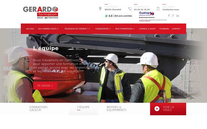 Screenshot of gerard-formation.com