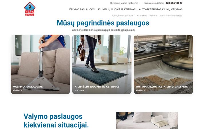 Screenshot of gerasvalymas.lt
