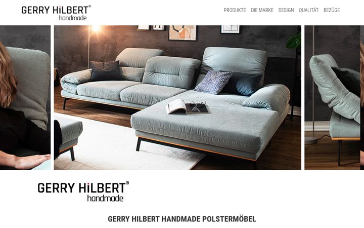 Skærmbillede af gerry-hilbert.de