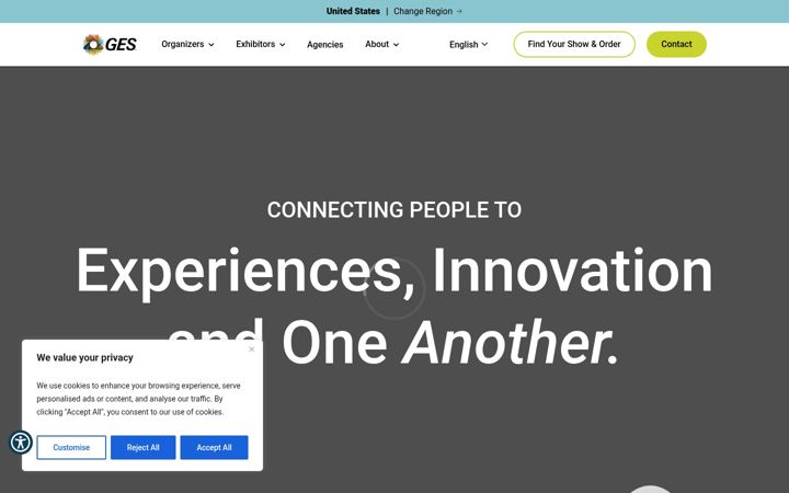 Screenshot of ges.com
