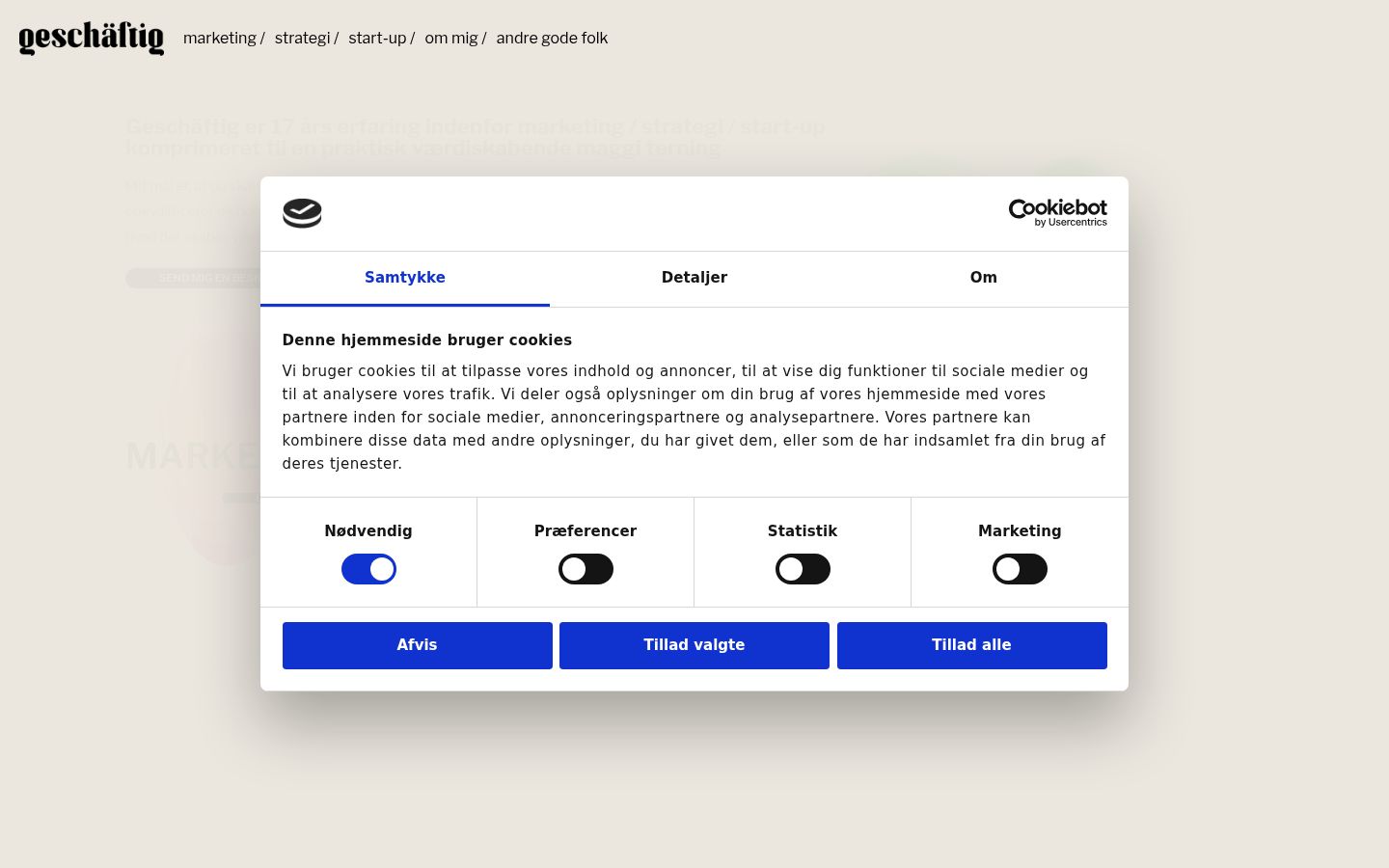 Sutikimo reklamjuostės, rodytos prieš bet kokią sąveiką, ekrano kopija