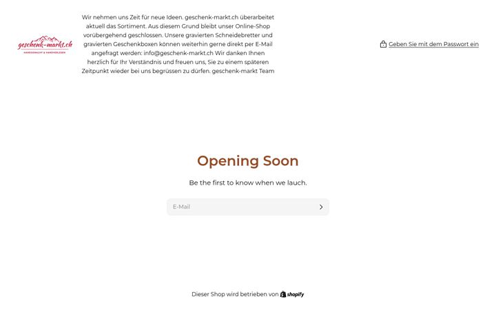 Screenshot of geschenk-markt.ch