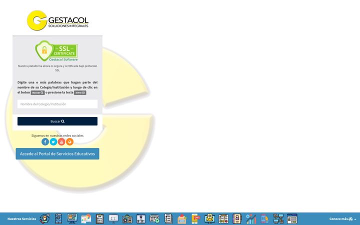 Screenshot von gestacol.co