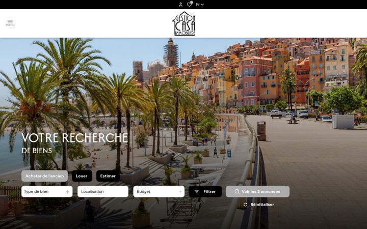 Screenshot of gestion-casa-immo.com