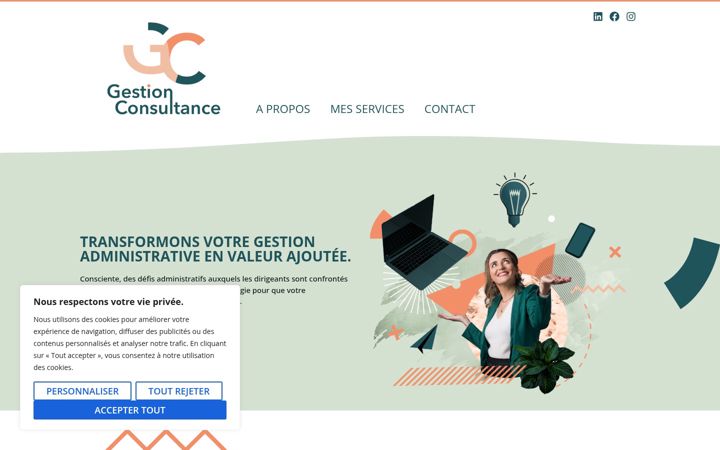 Screenshot of gestion-consultance.fr