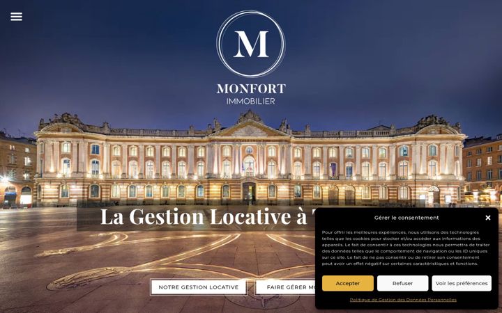 Screenshot of gestion-locative-toulouse.fr
