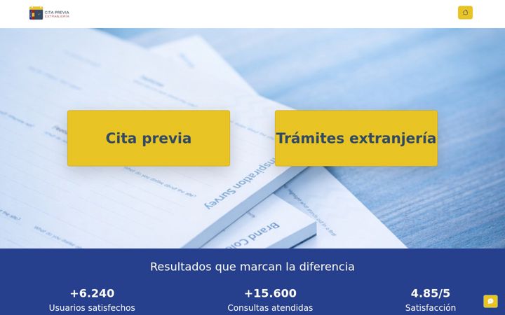 Screenshot of gestion-tramite.com