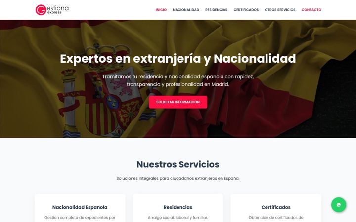 Screenshot of gestionaexpress.es