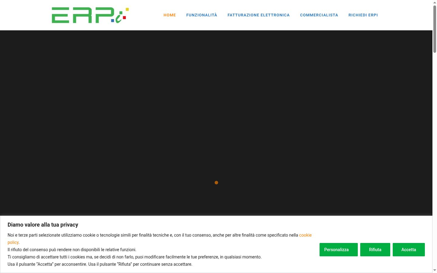 Screenshot van de toestemmingsbanner zoals getoond vóór enige interactie