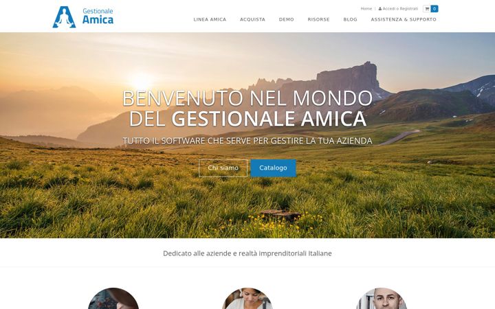 Screenshot of gestionaleamica.com
