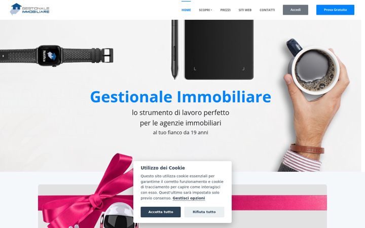 Screenshot of gestionaleimmobiliare.it