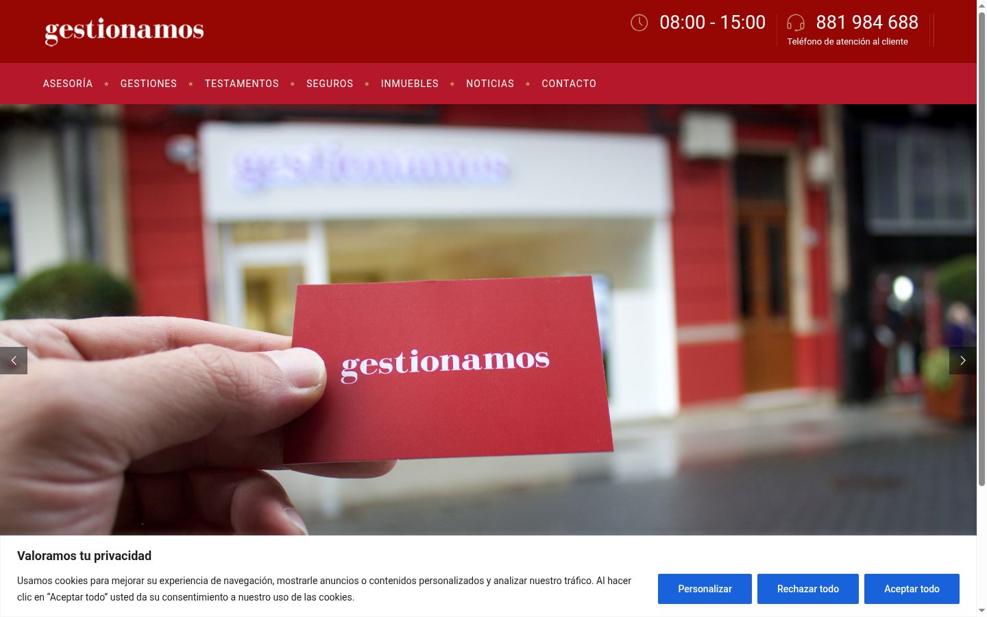 Captură de ecran a bannerului de consimțământ afișat înainte de orice interacțiune