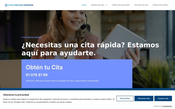 Screenshot of gestionar-online.com