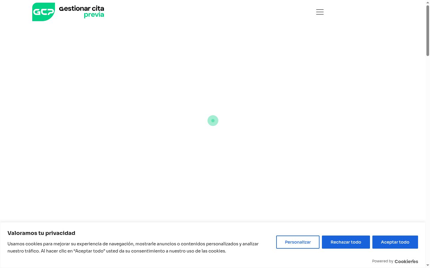 Sutikimo reklamjuostės, rodytos prieš bet kokią sąveiką, ekrano kopija