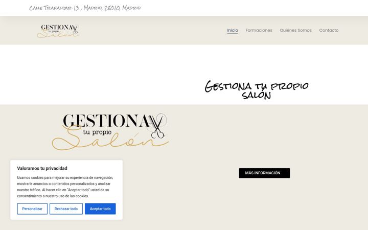 Screenshot of gestionatupropiosalon.com
