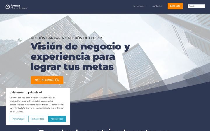 Screenshot of gestionbancaria.com