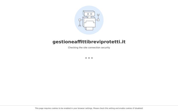 Screenshot of gestioneaffittibreviprotetti.it