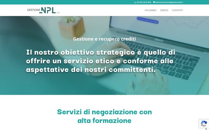 Screenshot of gestionenpl.it