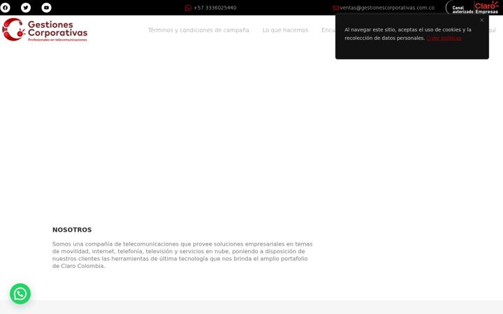 Screenshot of gestionescorporativas.com