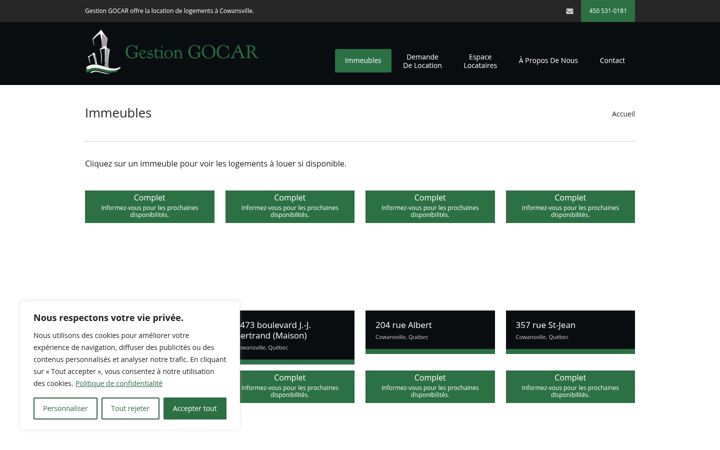 Screenshot of gestiongocar.com