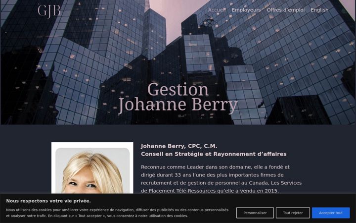Screenshot of gestionjohanneberry.com
