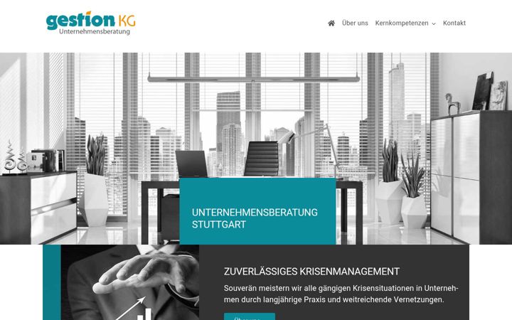 Skjermbilde av gestionkg-unternehmensberatung-krisenmanagement.de