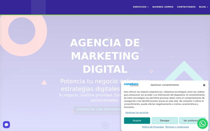 Screenshot of gestionmkdigital.com