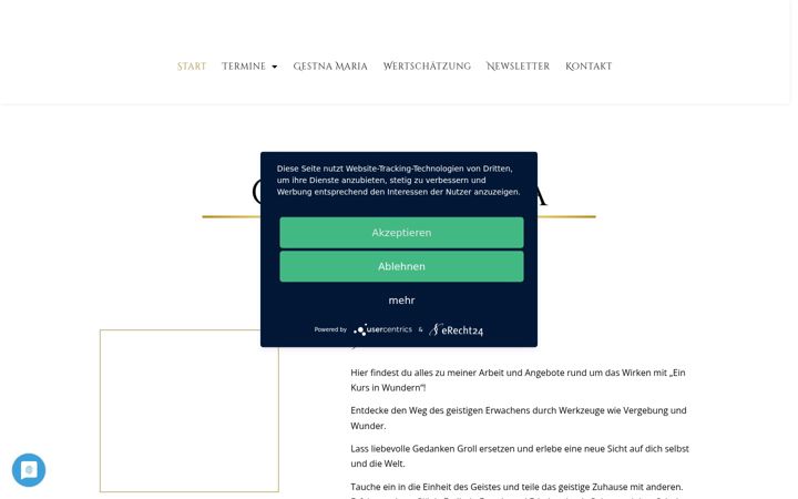 Screenshot of gestna-maria.com