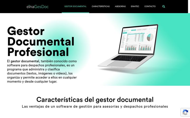 Screenshot stránky gestordocumentalprofesional.com