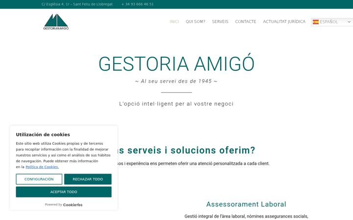 Screenshot of gestoriaamigo.com