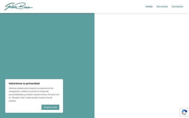 Screenshot of gestoriabravo.solutions