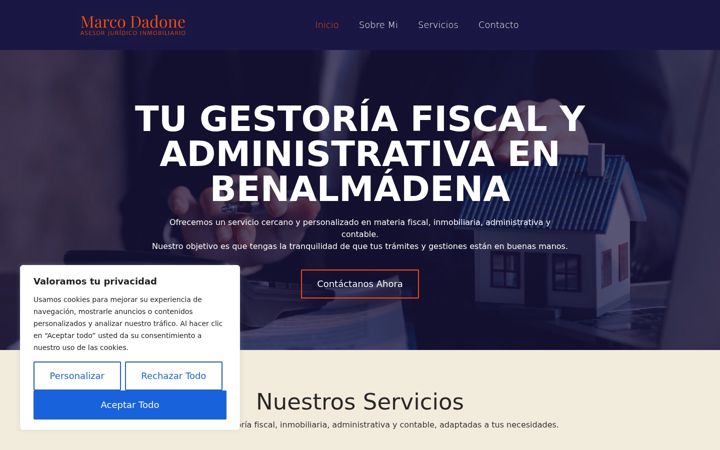 Screenshot of gestoriadadone.es