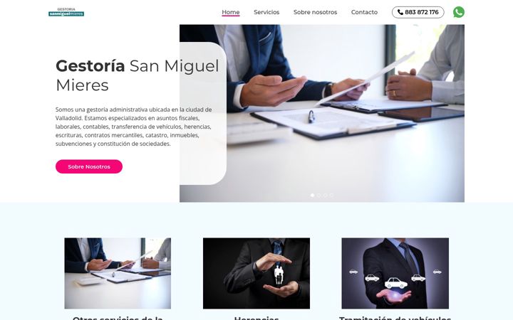 Screenshot of gestoriaenvalladolid.com