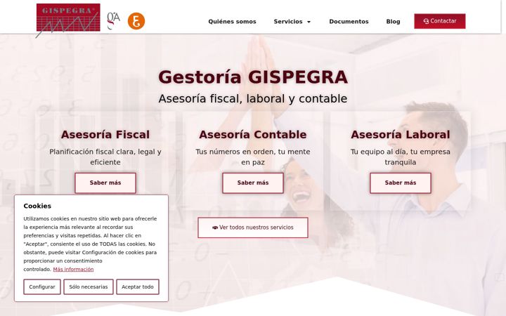 Screenshot of gestoriagispegra.com