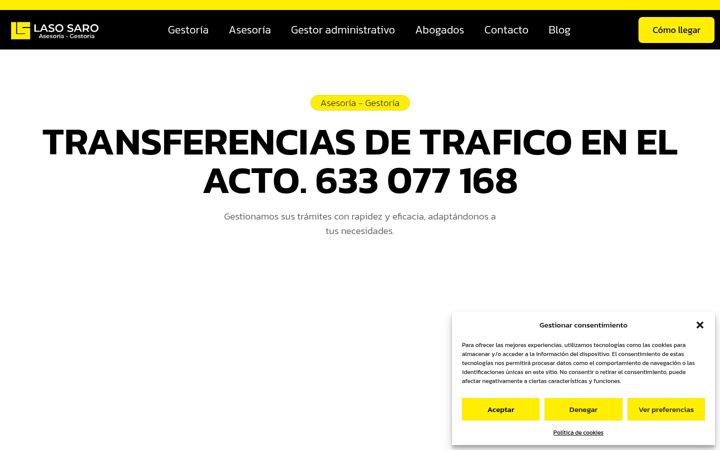 Screenshot of gestorialasosaro.com