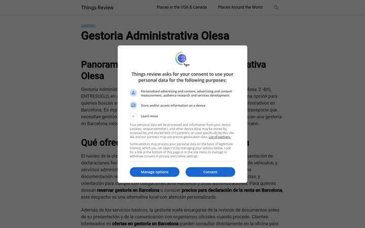 Screenshot of gestoriaolesa.info