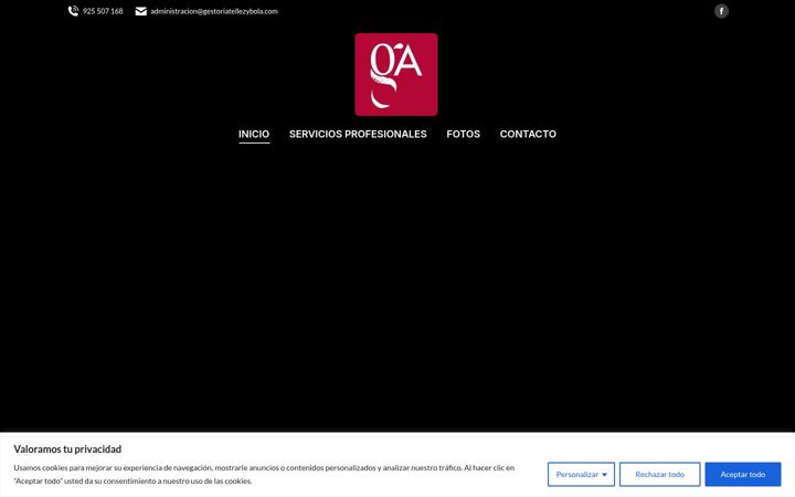 Screenshot of gestoriatellezybola.com