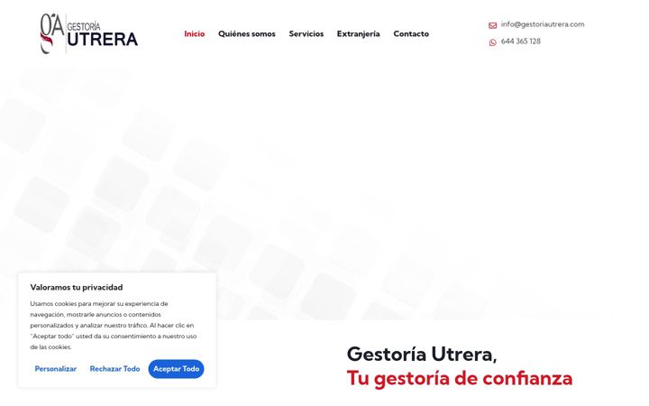 Screenshot of gestoriautrera.com