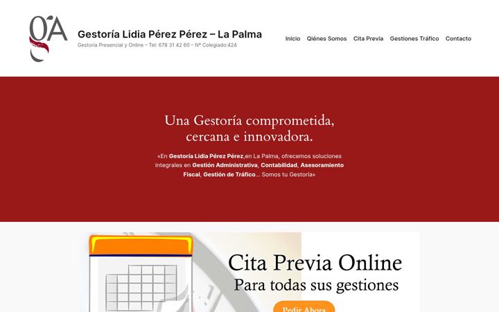 Screenshot of gestoriavillademazo.es