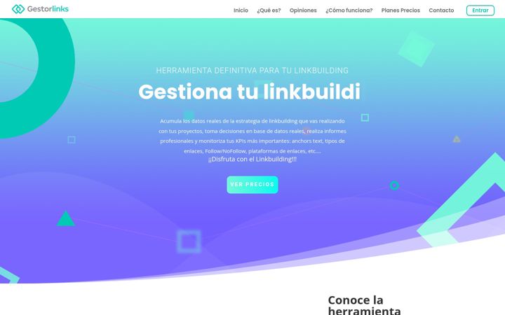 Screenshot of gestorlinks.com