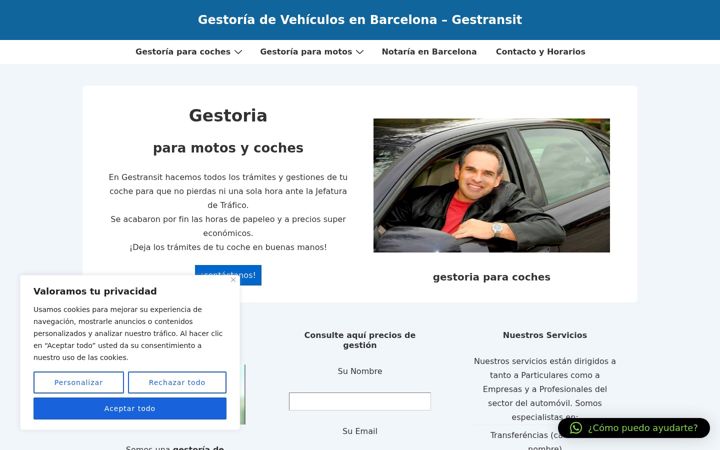 Screenshot of gestransit.com