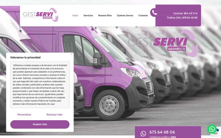 Screenshot of gestservi.com