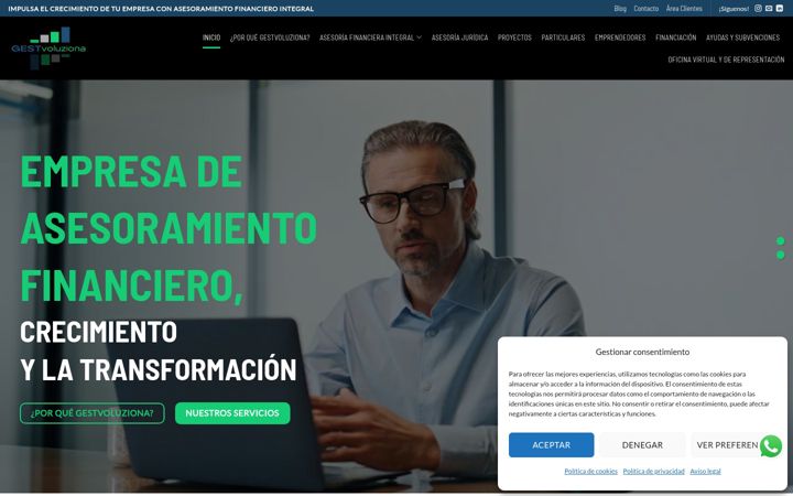 Screenshot of gestvoluziona.com