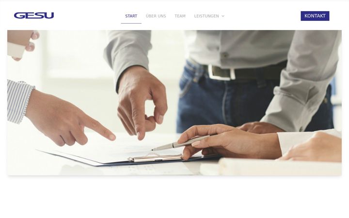 Screenshot of gesu-mbh.eu