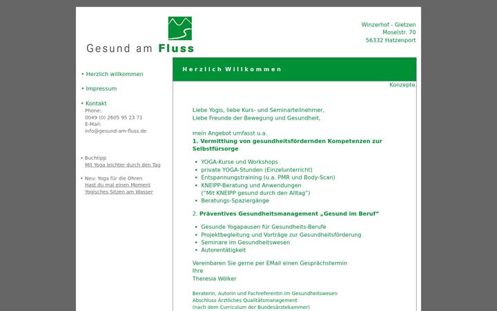 Screenshot of gesund-am-fluss.de