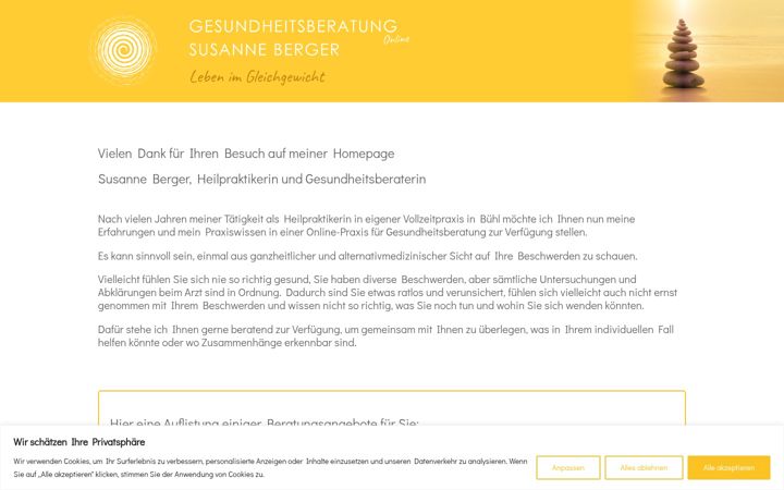 Screenshot of gesund-berger.de