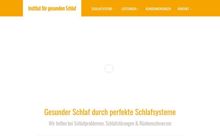Screenshot of gesund-schlafen.co.at